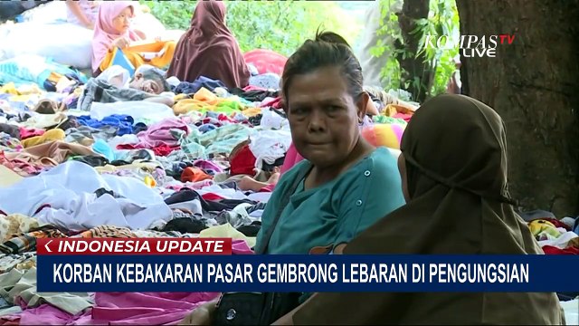 Terpaksa Mengungsi, Korban Kebakaran Pasar Gembrong Sedih Akibat Kehilangan Momen Idul Fitri