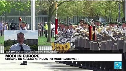 Germany's Scholz receives Indian Premier Narendra Modi in Berlin