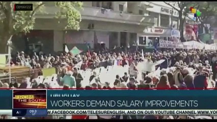 Uruguay: Workers demand government to raise wages and taxes on the wealthy