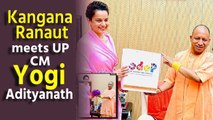 Kangana Ranaut meets UP CM Yogi Adityanath at his residence