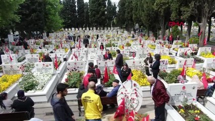 Son dakika haber... ŞEHİTLİKTE BURUK BAYRAMI