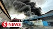 Major fire destroys plastic factory in Seri Kembangan
