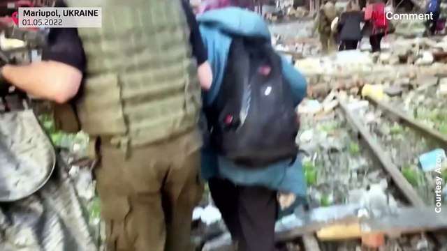 ВИДЕО: эвакуация из Азовстали