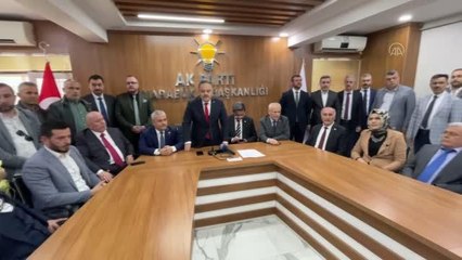 AK Parti'li Ceylan, bayramlaşma programında konuştu