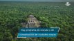 Tren Maya cuenta con plan para el rescate de sitios arqueológicos: AMLO