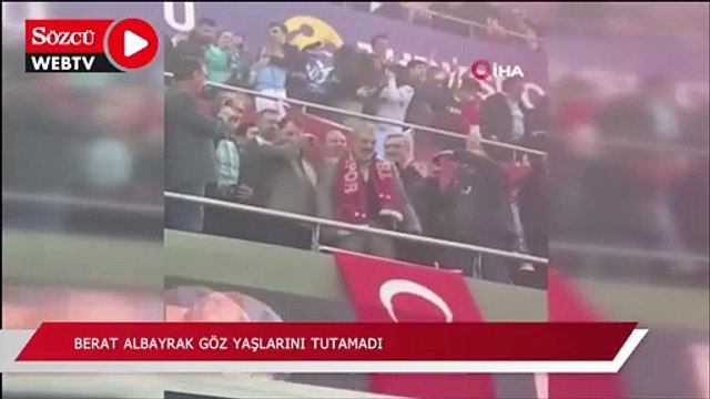 Berat Albayrak göz yaşlarını tutamadı