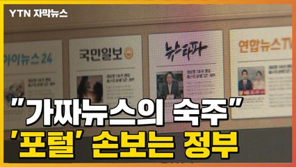 [자막뉴스] "가짜뉴스의 숙주였던 포털, 대대적으로 손보겠다" / YTN