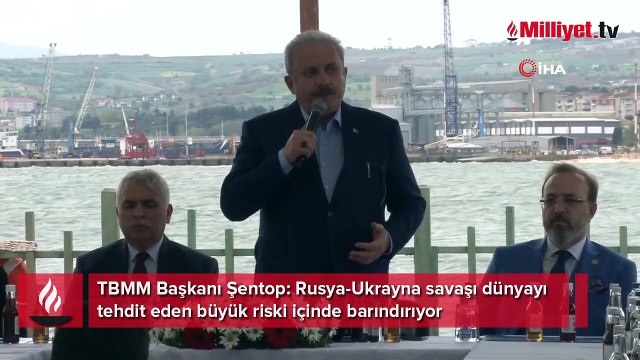 TBMM Başkanı Mustafa Şentop: Rusya-Ukrayna savaşı dünyayı tehdit eden büyük riski içinde barındırıyor