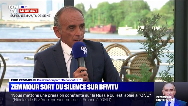 C'est évidemment mon échec et ma déception : Éric Zemmour s'exprime sur sa défaite à la présidentielle