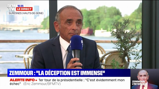 Pour Éric Zemmour, la raison de son échec à la présidentielle, c'est Poutine