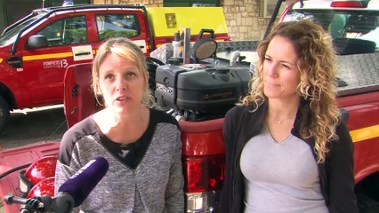 Martigues : les enfants de Crayon à l'école du feu