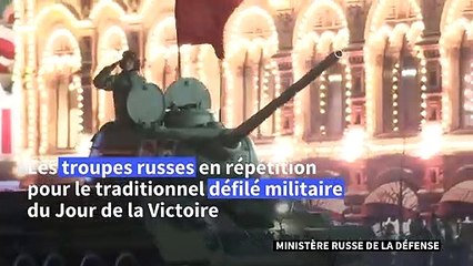 Russie: à Moscou, répétition du défilé militaire du Jour de la Victoire