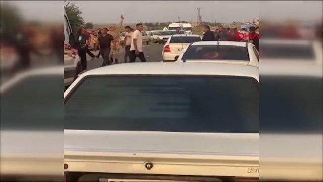 Jandarma, kaza sonrası çıkan kavgayı havaya ateş ederek sonlandırdı