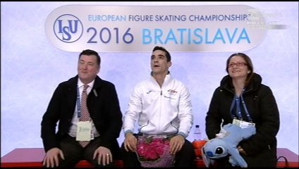 EC16 - Commentators mention Hanyu (RAI ITA)
