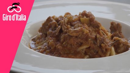 Giro d'Italia 2022 | Stage 9 | Spaghetti alla chitarra with lamb sauce