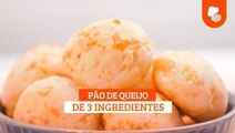 Pão de queijo 3 ingredientes