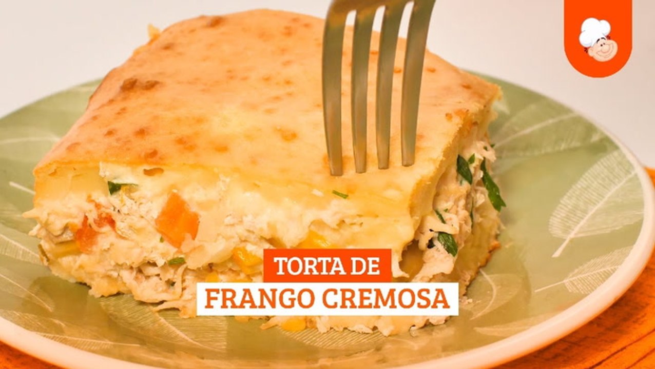 Torta de frango cremosa — Receitas TudoGostoso