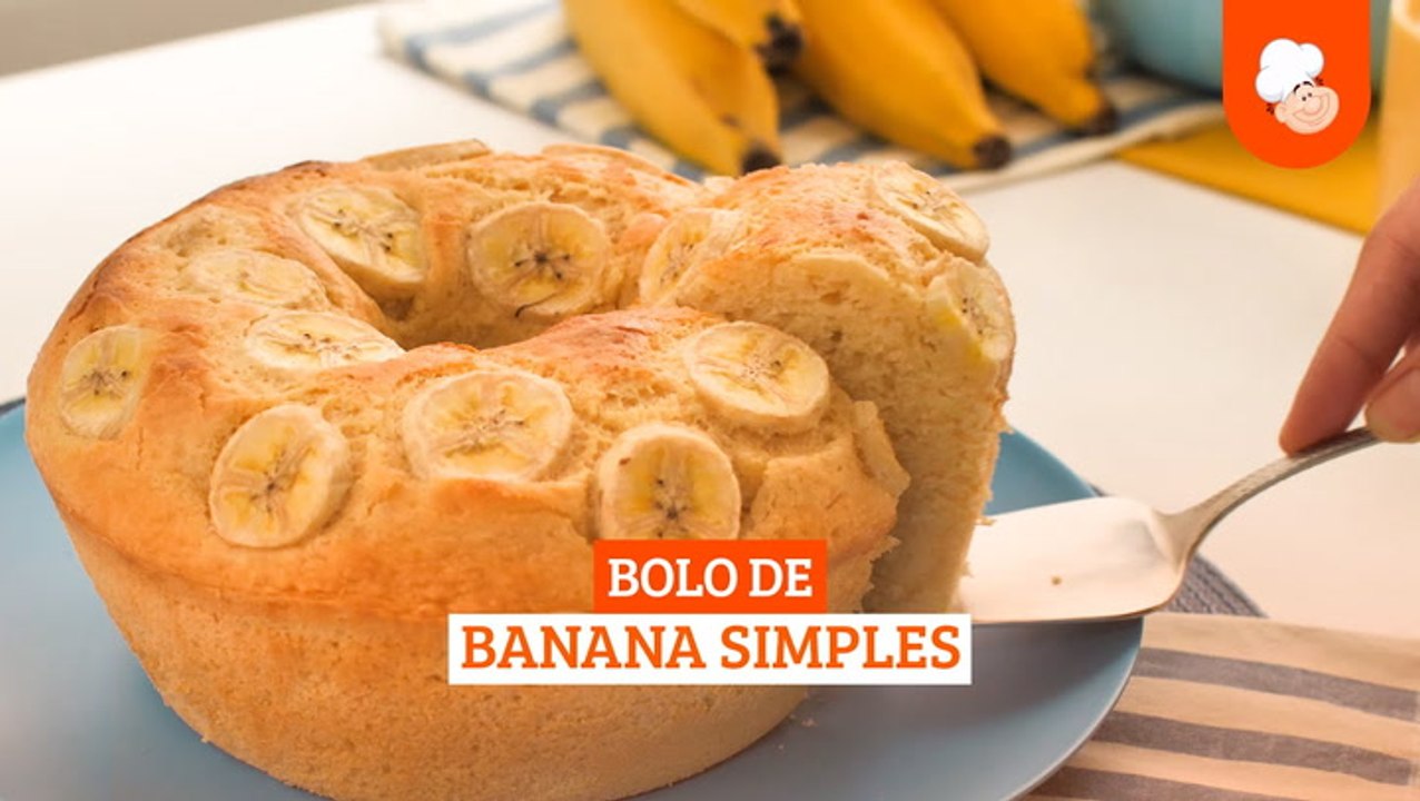 Bolo de banana simples — Receitas TudoGostoso
