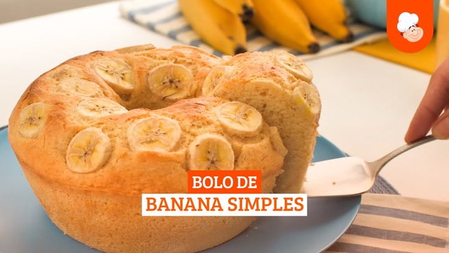 Bolo de banana simples — Receitas TudoGostoso