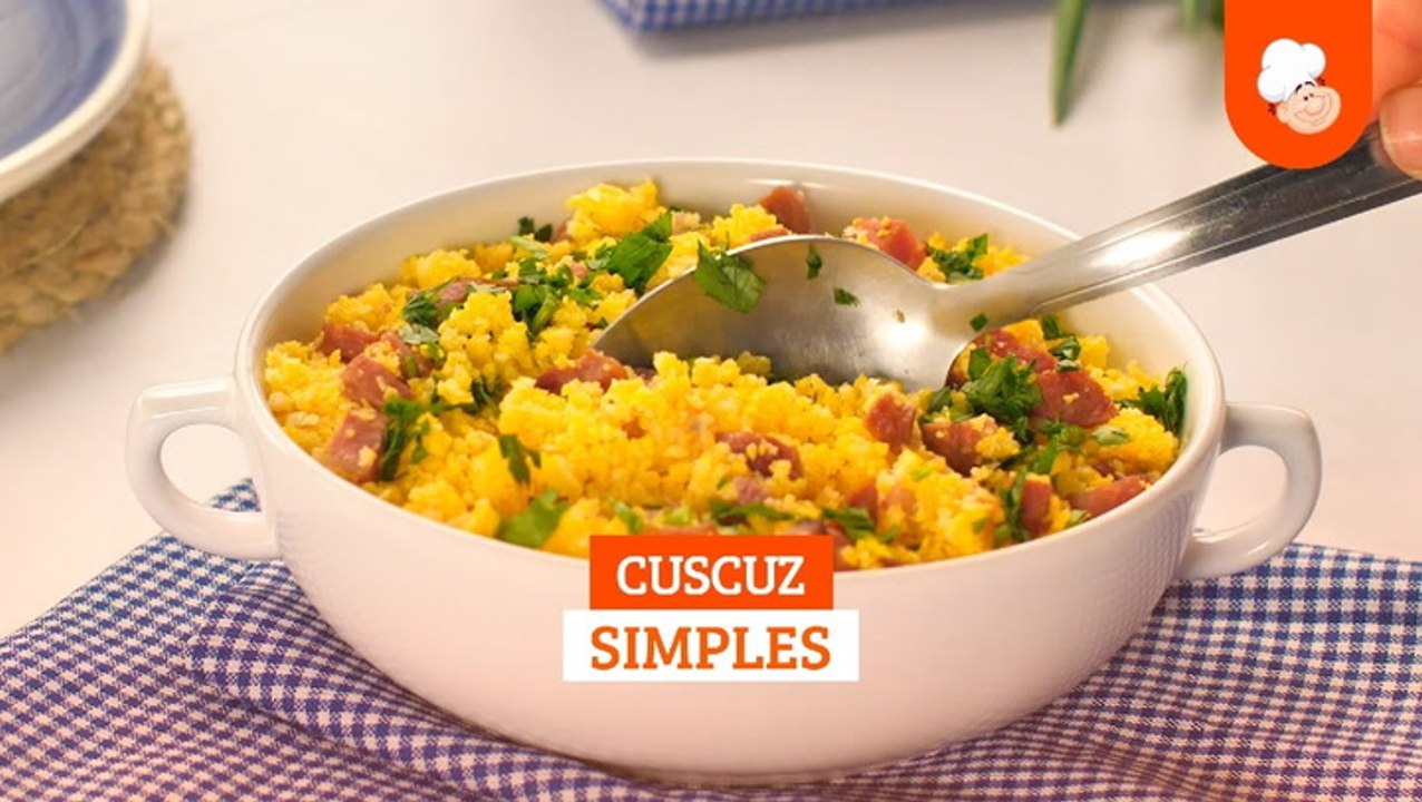 Cuscuz simples — Receitas TudoGostoso