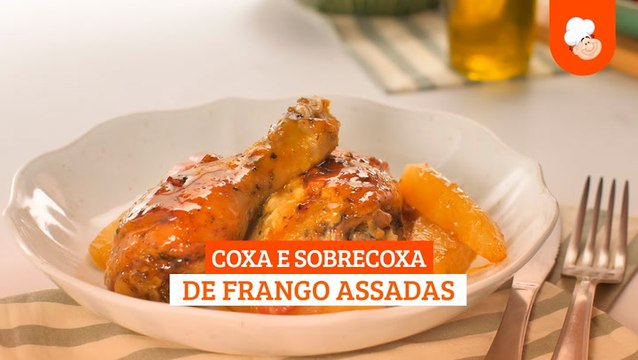 Coxa e sobrecoxa de frango assadas — Receitas TudoGostoso