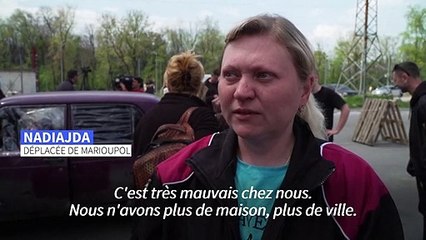 "Plus de maison, plus de ville": des réfugiés de Marioupol arrivent à Zaporijjia