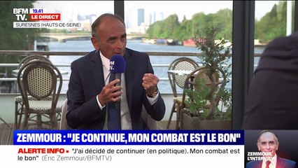 Éric Zemmour: "J'ai été victime du bombardement médiatique incessant"