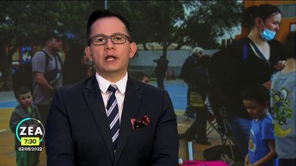 Campamento en CDMX es la última escala de ucranianos para viajar a EU