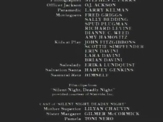 Closing To Silent Night, Deadly Night Part 2 [1987] VHS Australia