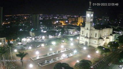 Câmera mostra chegada de viaturas para conter briga na Praça