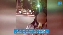 Denuncian que una pareja mantuvo relaciones sexuales en plaza San Martín