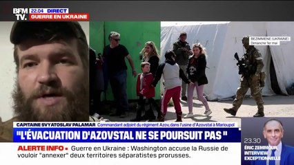 Azovstal: "Il y a toujours environ 200 civils dont une vingtaine d’enfants", affirme le régiment Azov