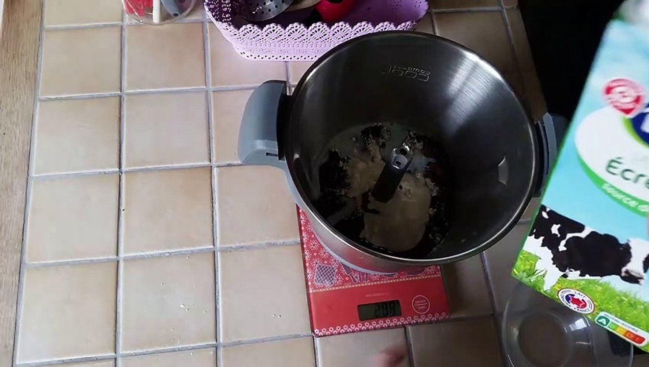 Crème pâtissière au caramel au compact cook elite