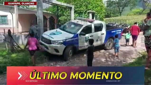 ¡Balacera! Presunto enfrentamiento entre policías y criminales alarma a pobladores de Guayape, Olancho