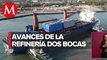 Continúa la llegada de embarcaciones en el puerto de Dos Bocas para refinería Olmeca