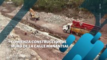 Comienza construcción de muro en la calle Manantial | CPS Noticias Puerto Vallarta