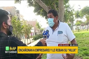 Los Olivos: encañonan a empresario y le roban moderna camioneta que aún sigue pagando