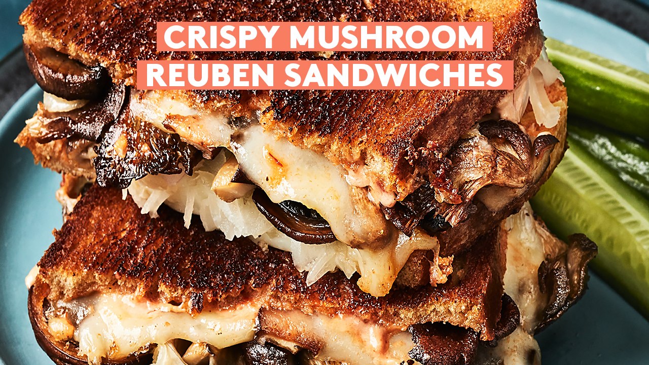 Crispy Mushroom Reuben Sandwiches for a Next-Le...