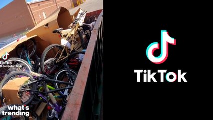 Target Throws Dozens of Bikes in Dumpster