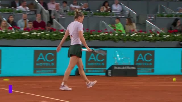 Halep downs Gauff to reach Madrid quarters
