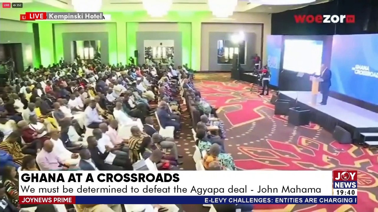 Ghana At A Crossroads: Presentation by John Dramani Mahama - Joy News Prime (2-5-22)