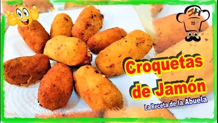 下载视频: Cómo hacer Croquetas de Jamón Fácil Tradicional Caseras y Cremosas Las de la Abuela jamon jamon