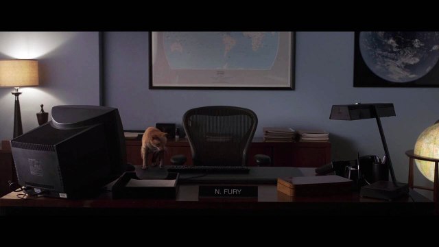 Captain Marvel (2019) - Scène post-crédits Goose regurgitates the Tesseract (VOST)