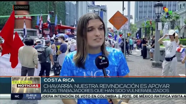Ciudadanos celebraron Día del Trabajador y el inicio de nuevo periodo legislativo en Costa Rica