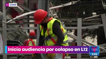 Inicia la audiencia por el colapso de la Línea 12 del Metro