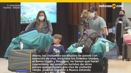 Familias reunidas mientras Nueva Zelanda se abre a visitantes de 60 países