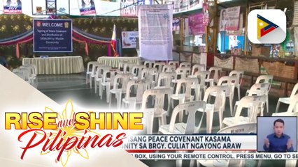 QCPD, lalagda sa isang peace covenant kasama ang Muslim community sa Brgy. Culiat ngayong araw