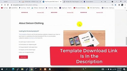 #3 Importing User & Admin Template In Laravel _ Laravel E-commerce Project Tutorial For Beginners