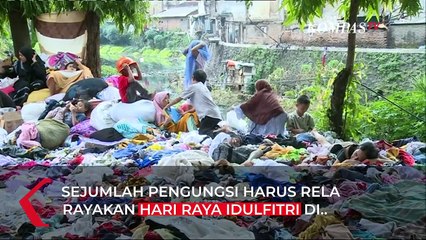 Tangis Korban Pasar Gembrong Lebaran di Pengungsian: Kalau Orang Enggak Ngasih Enggak Makan
