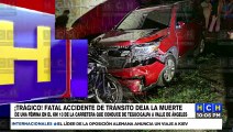 Fatal accidente vial deja una persona muerta en carretera hacia Valle de Ángeles